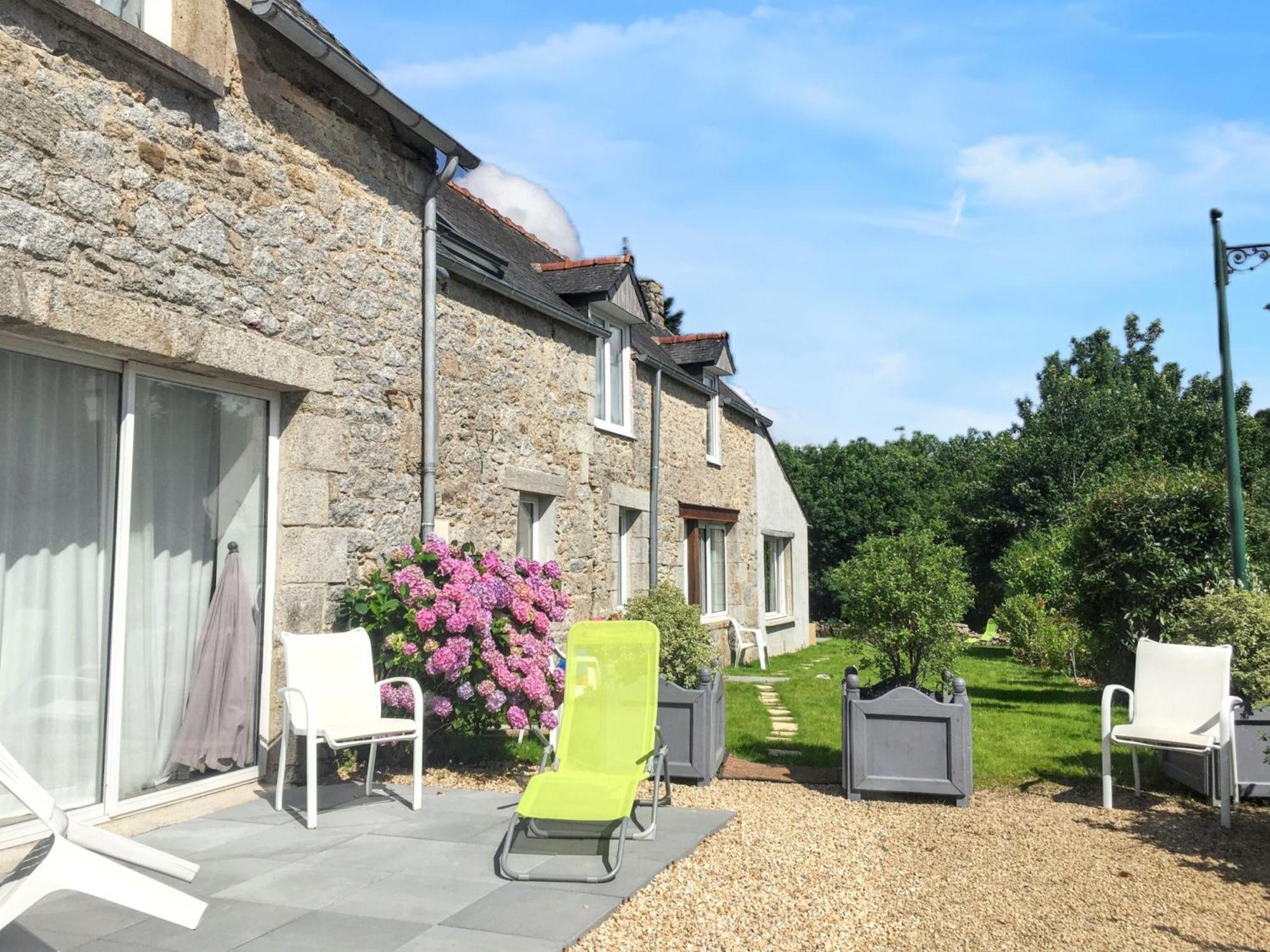 Maison Charmante A Huelgoat + Jardin Relaxant Esterno foto